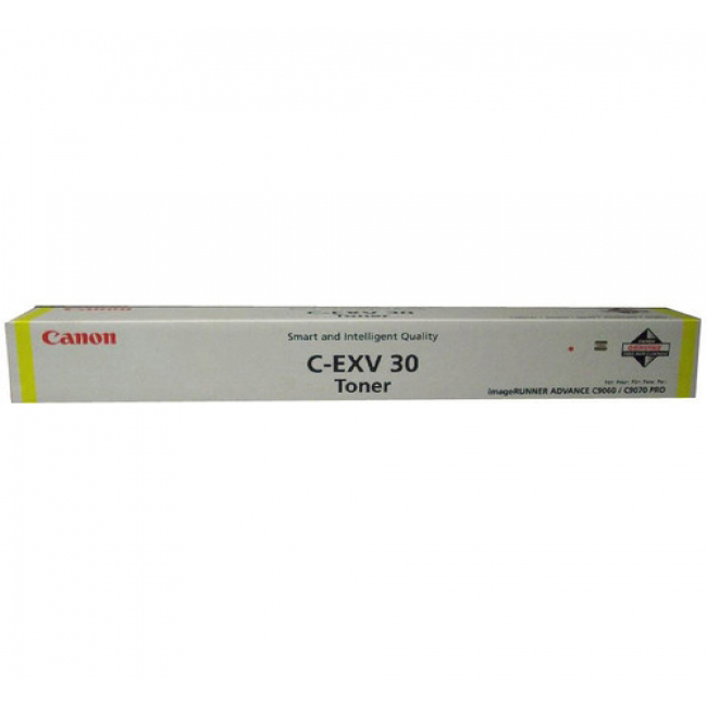 Original Canon C-EXV30 Yellow Toner Cartridge (2803B002AA)