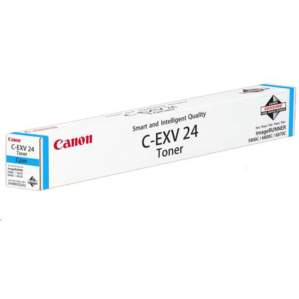 Original Canon C-EXV24 Cyan Toner Cartridge (2448B002)