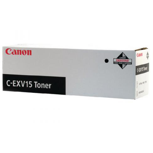 Original Canon C-EXV15 Black Toner Cartridge (0387B002)