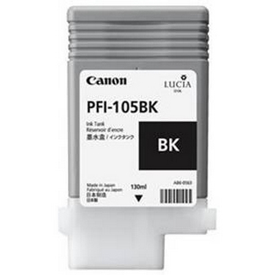 Original Canon PFI-105K Black Ink Cartridge (3000B005AA)