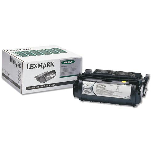 Original Lexmark 12A0829 Black Toner Cartridge (12A0829)