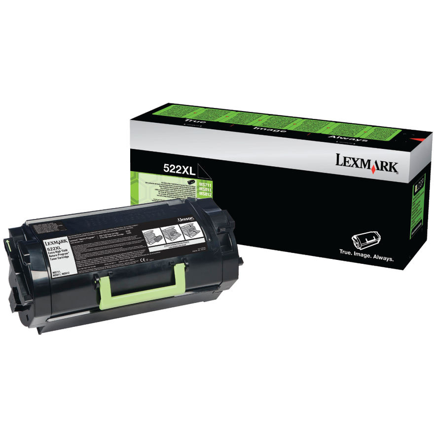 Original Lexmark 522XL Black Toner Cartridge (52D2X0L)
