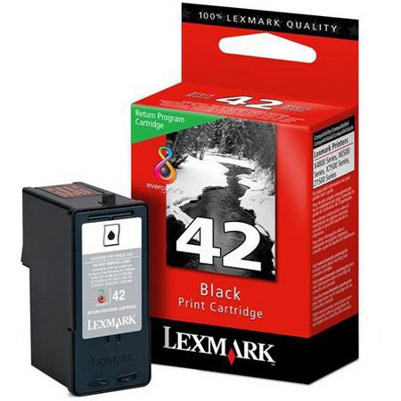 Original Lexmark 42 Black Ink Cartridge (018Y0342E)