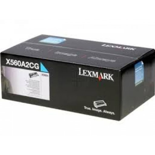 Original Lexmark X560A2CG Cyan Toner Cartridge (0X560A2CG)