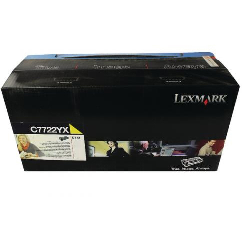 Original Lexmark C7722YX Yellow Toner Cartridge (00C7722YX)