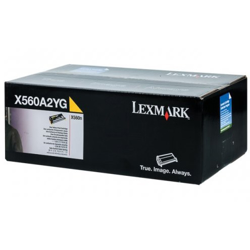 Original Lexmark X560A2YG Yellow Toner Cartridge (0X560A2YG)