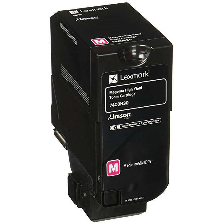 Original Lexmark 74C0H30 Magenta High Capacity Toner Cartridge (74C0H30)