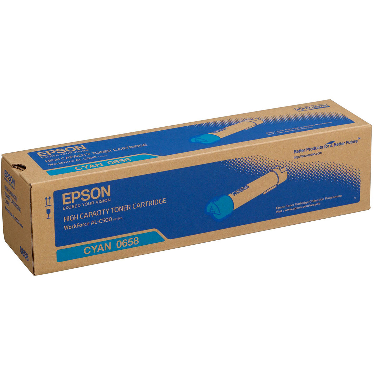 Original Epson S050658 Cyan High Capacity Toner Cartridge (C13S050658)
