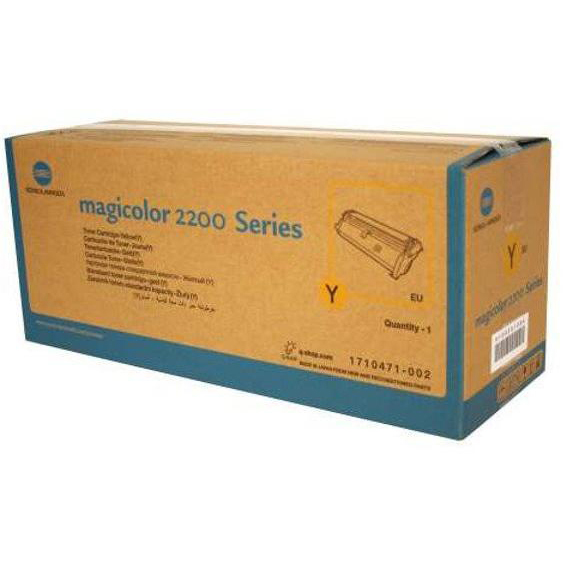 Original Konica Minolta 1710471-002 Yellow Toner Cartridge (4145-503)