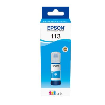 Original Epson 113 Cyan Ink Bottle (C13T06B240)
