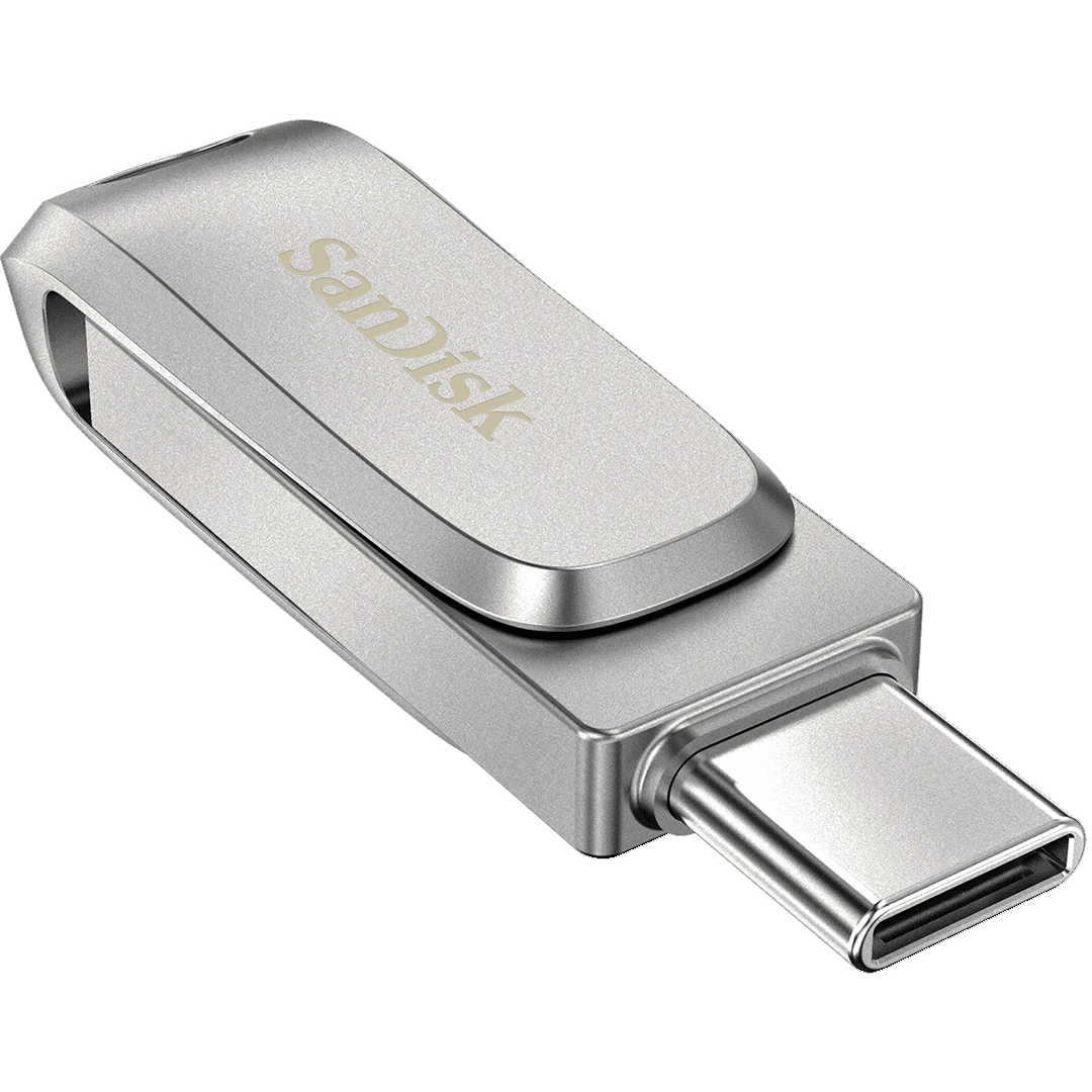 Original SanDisk Ultra 128GB Dual Drive Luxe USB Type C Flash Drive (SDDDC4-128G-G46)