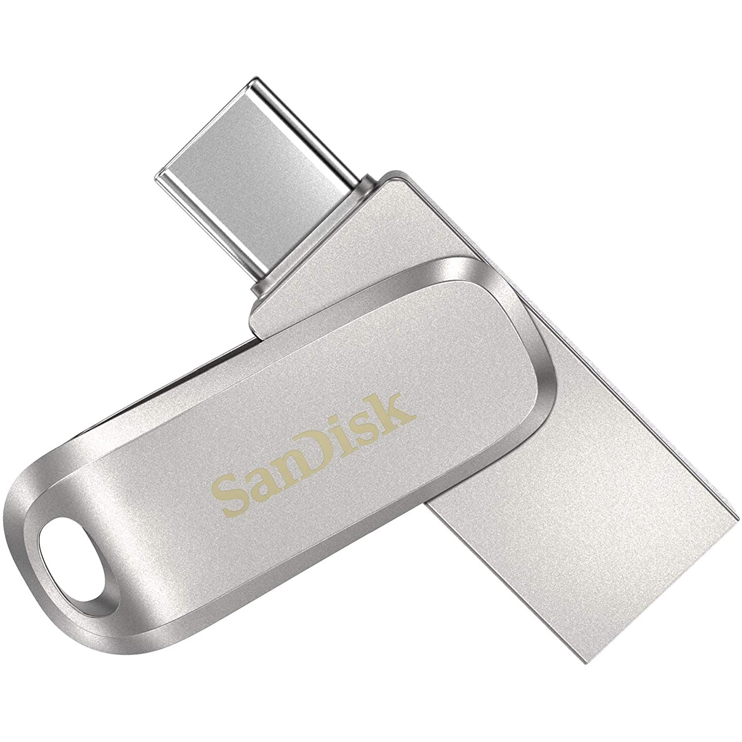 Original SanDisk Ultra 256GB Silver Type-C Dual Drive Luxe (SDDDC4-256G-G46)