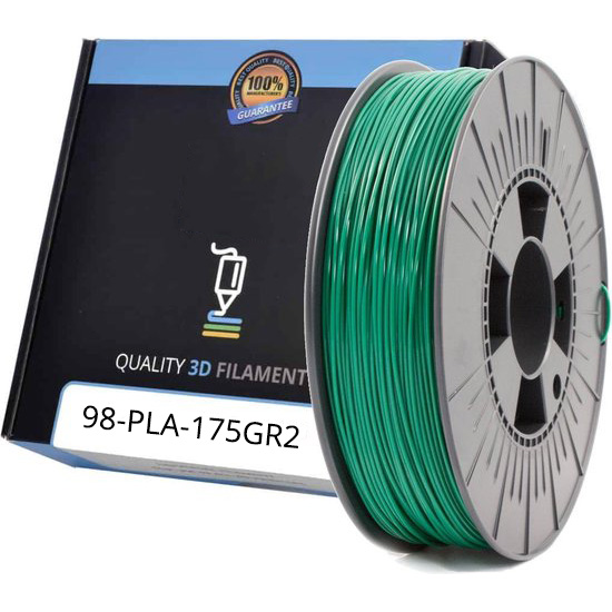Premium Compatible PLA 1.75mm Dark Green 1kg 3D Filament (PLA175GR2)