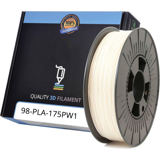 Premium Compatible PLA 1.75mm Pearl White 1kg 3D Filament (PLA175PW1)