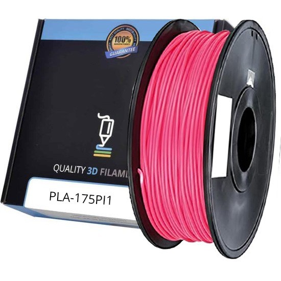 Premium Compatible PLA 1.75mm Pink 1kg 3D Filament (PLA175PI1)