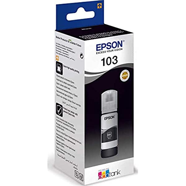 Original Epson 103 Black Ink Bottle (C13T00S14A10)