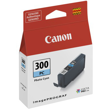 Original Canon PFI-300PC Photo Cyan Ink Cartridge (4197C001)