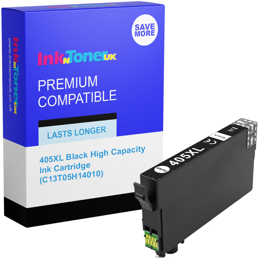 Premium Compatible Epson 405XL Black High Capacity Ink Cartridge (C13T05H14010) T05H1 Suitcase