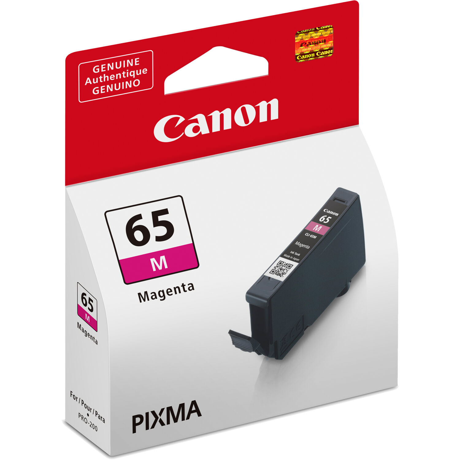Original Canon CLI-65M Magenta Ink Cartridge (4217C001)
