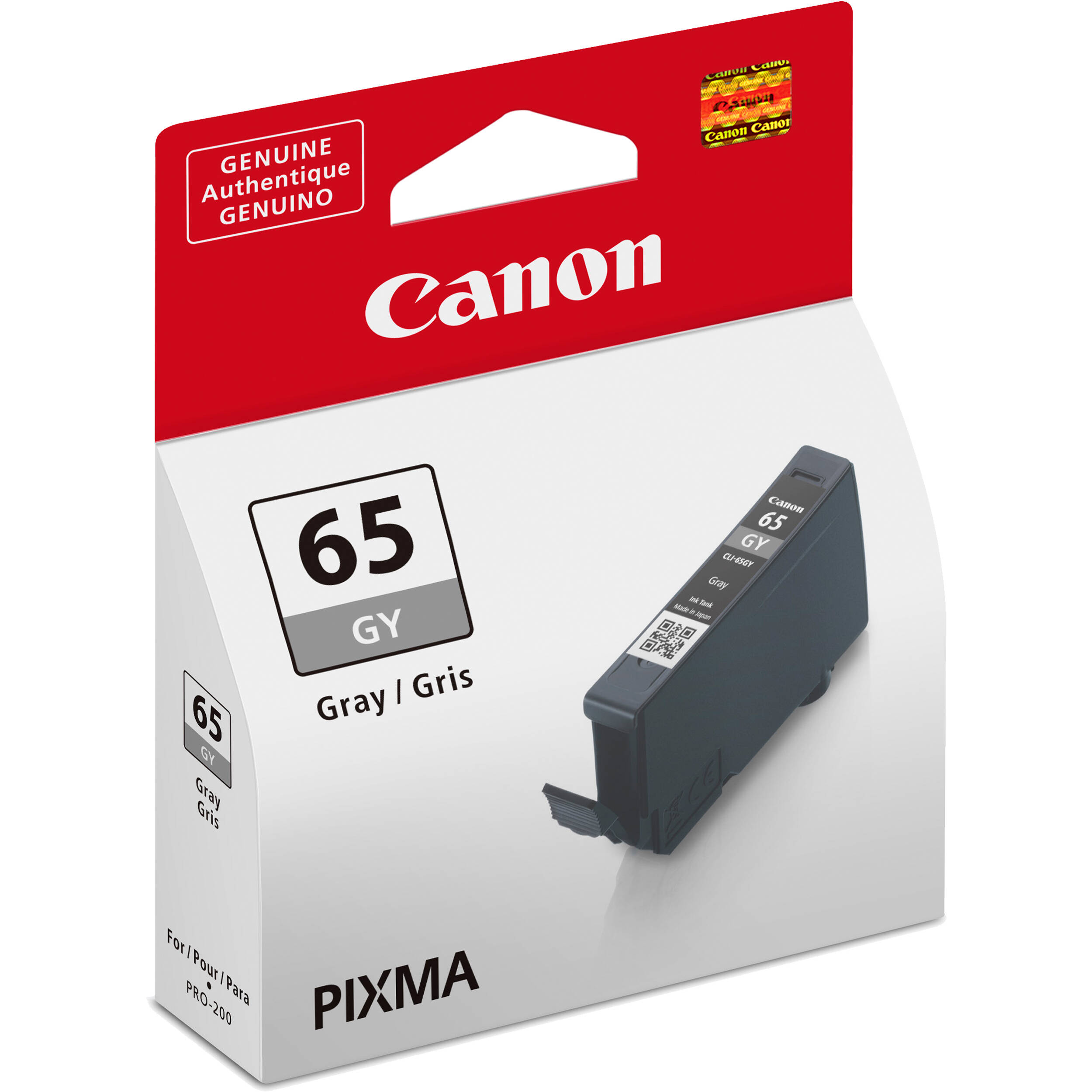 Original Canon CLI-65GY Grey Ink Cartridge (4219C001)
