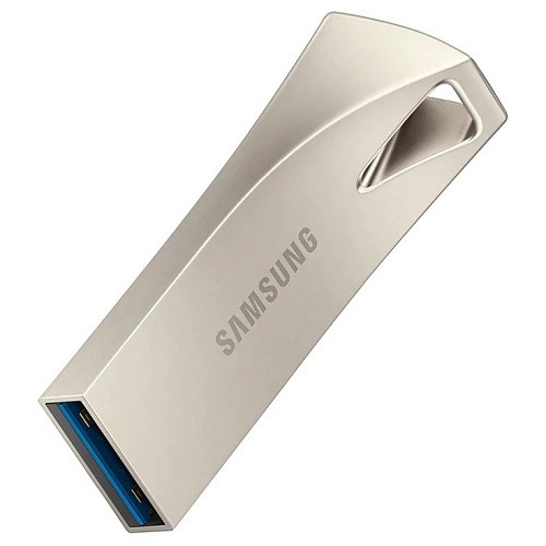 Original Samsung Bar Plus 128GB Silver USB 3.1 Flash Drive (MUF-128BE3/APC)