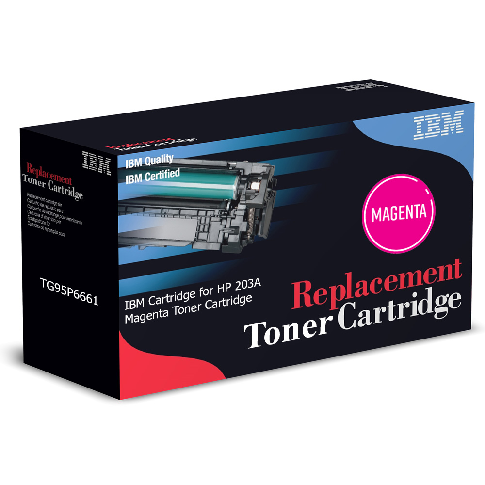 IBM Ultimate HP 203A Magenta Toner Cartridge (CF543A) (IBM TG95P6661)
