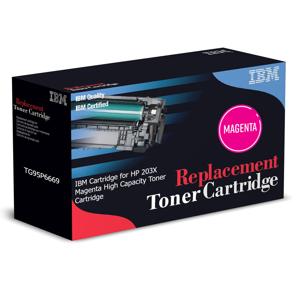 IBM Ultimate HP 203X Magenta High Capacity Toner Cartridge (CF543X) (IBM TG95P6669)