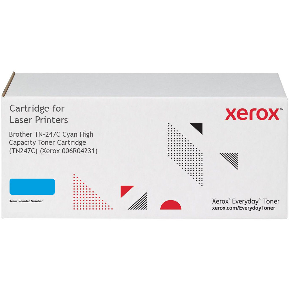 Xerox Ultimate Compatible Brother TN-247C Cyan High Capacity Toner Cartridge (TN247C) (Xerox 006R04231)