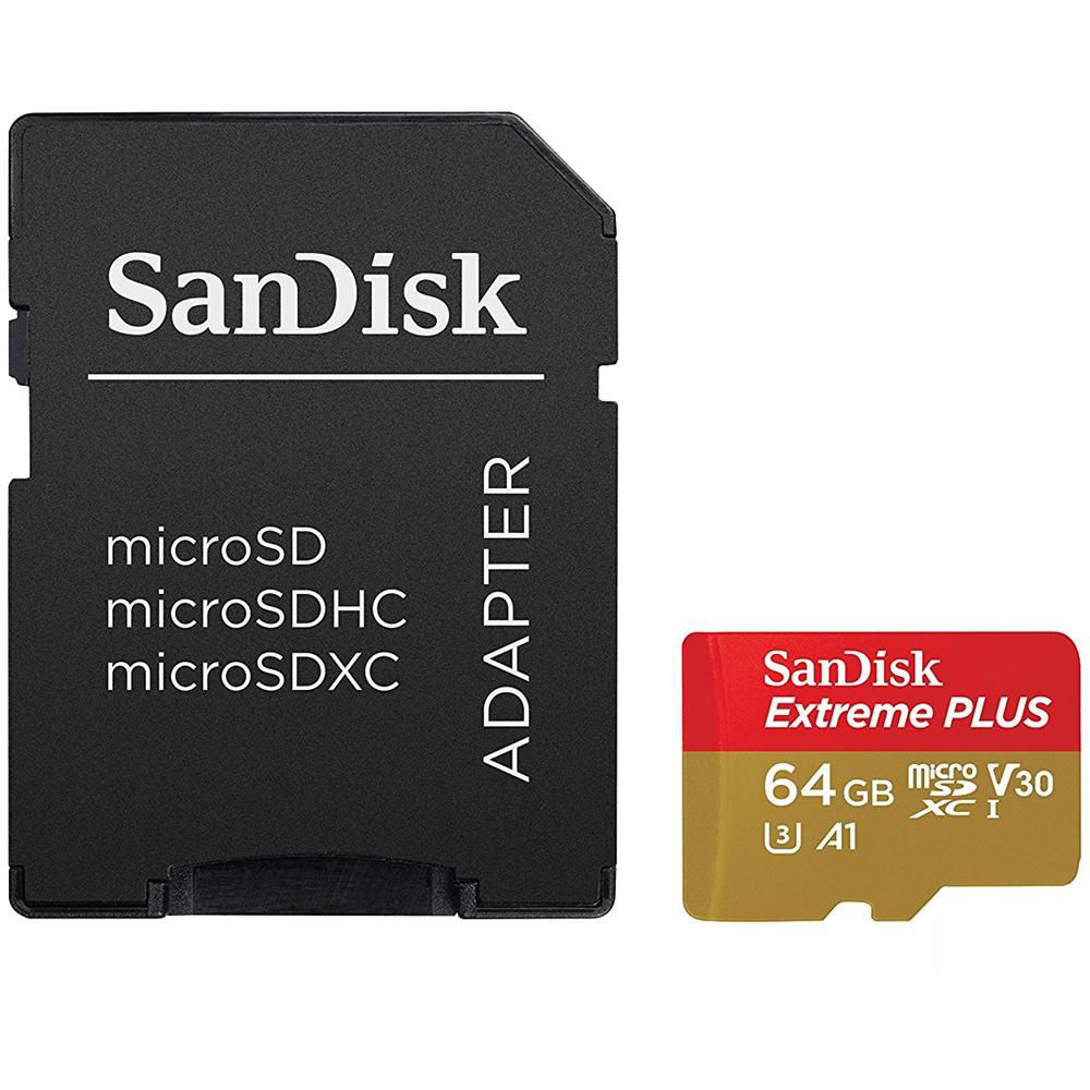 Original 64Gb Extreme Plus Microsdcard Adapter (SDSQXSO-064G-GAACA)