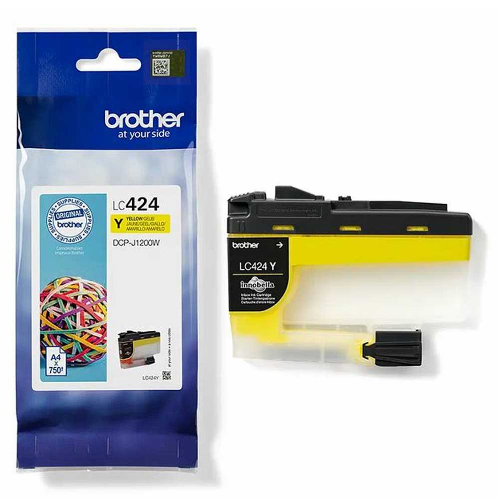Original Brother LC424Y Yellow Ink Cartridge (LC424Y)