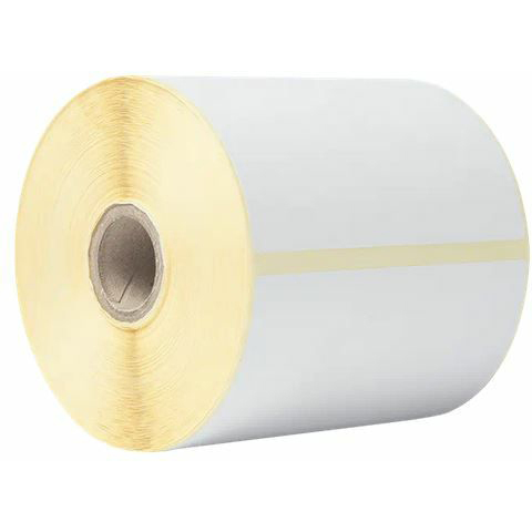 Original Brother White 102mm x 152mm Direct Thermal Die-Cut Label Roll (BDE1J152102102)
