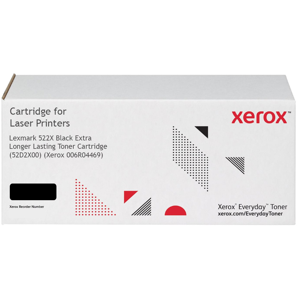 Xerox Ultimate Lexmark 522X Black Extra Longer Lasting Toner Cartridge (52D2X00) (Xerox 006R04469)