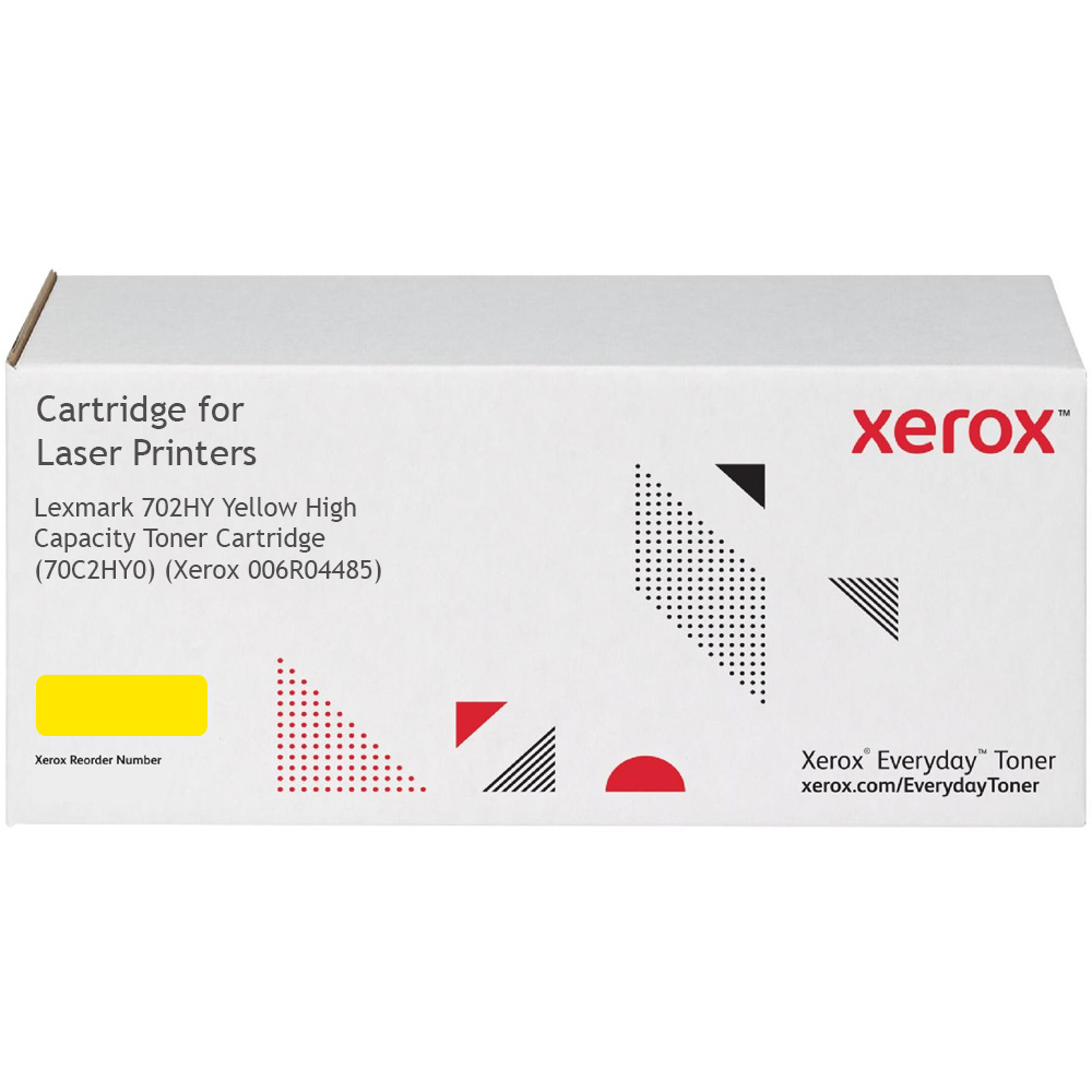Xerox Ultimate Lexmark 702HY Yellow High Capacity Toner Cartridge (70C2HY0) (Xerox 006R04485)