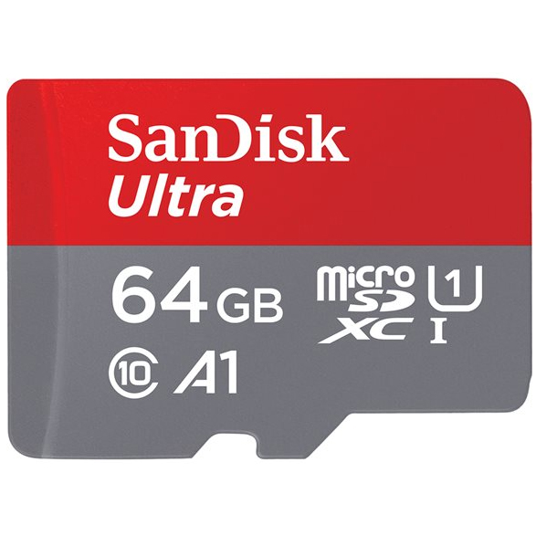 Original SanDisk Ultra Class 10 64GB MicroSDXC Flash Memory Card (SDSQUA4-064G-GN6MT)
