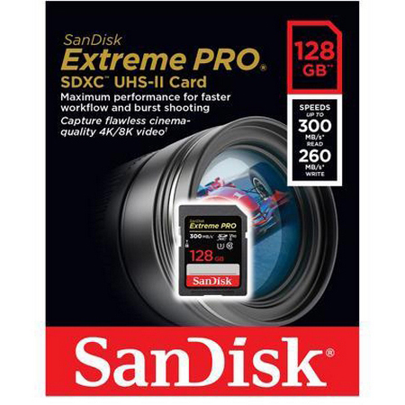 Original Sandisk Extreme Pro Class 10 128GB Memory Card (SDSDXDK-128G-GN4IN)