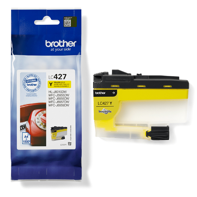 Original Brother LC-427Y Yellow Ink Cartridge (LC427Y)