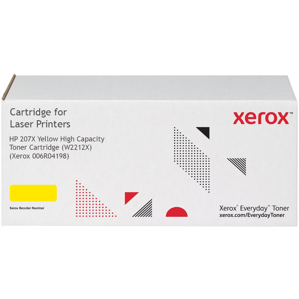 Xerox Ultimate HP 207X Yellow High Capacity Toner Cartridge (W2212X) (Xerox 006R04198)