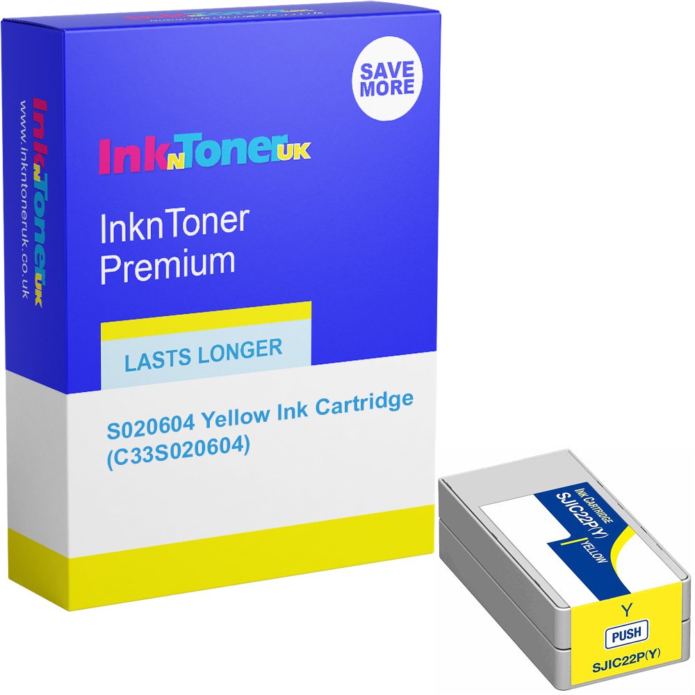 Premium Compatible Epson S020604 Yellow Ink Cartridge (C33S020604)