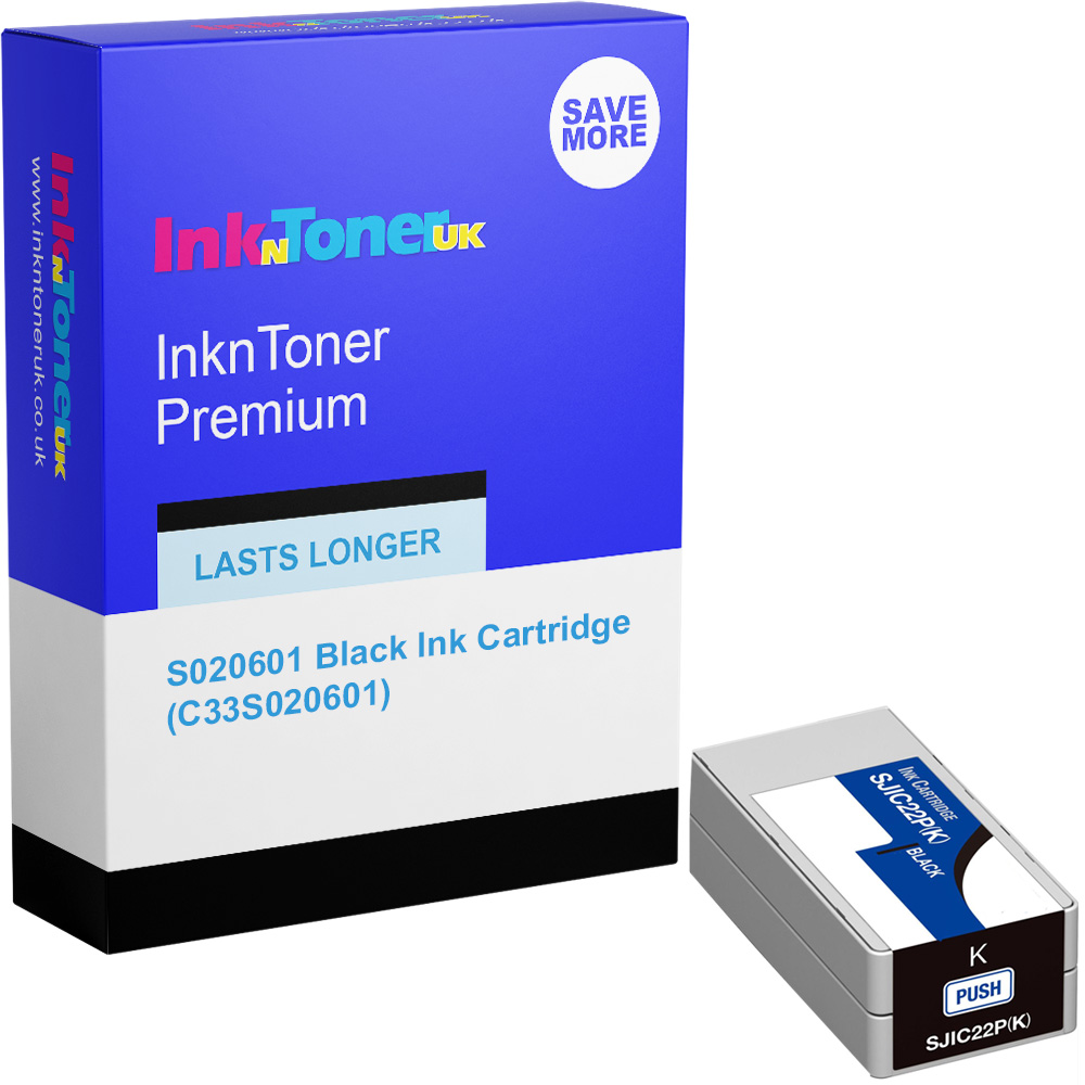 Premium Compatible Epson S020601 Black Ink Cartridge (C33S020601)