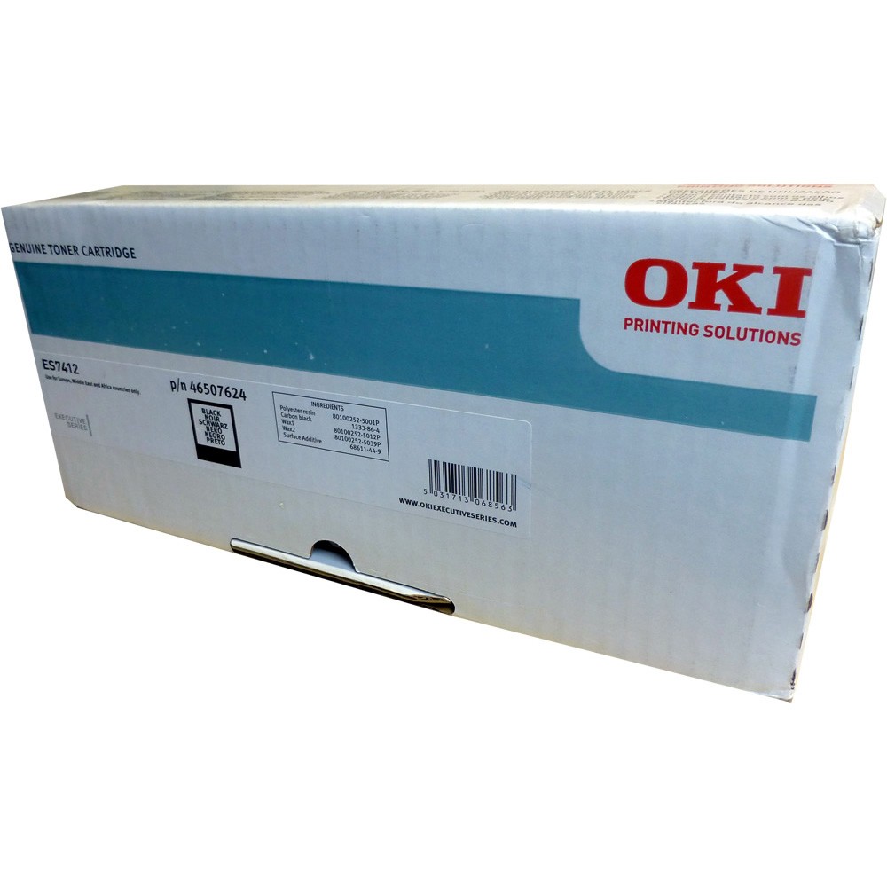 Original OKI 46507624 Black Toner Cartridge (46507624)