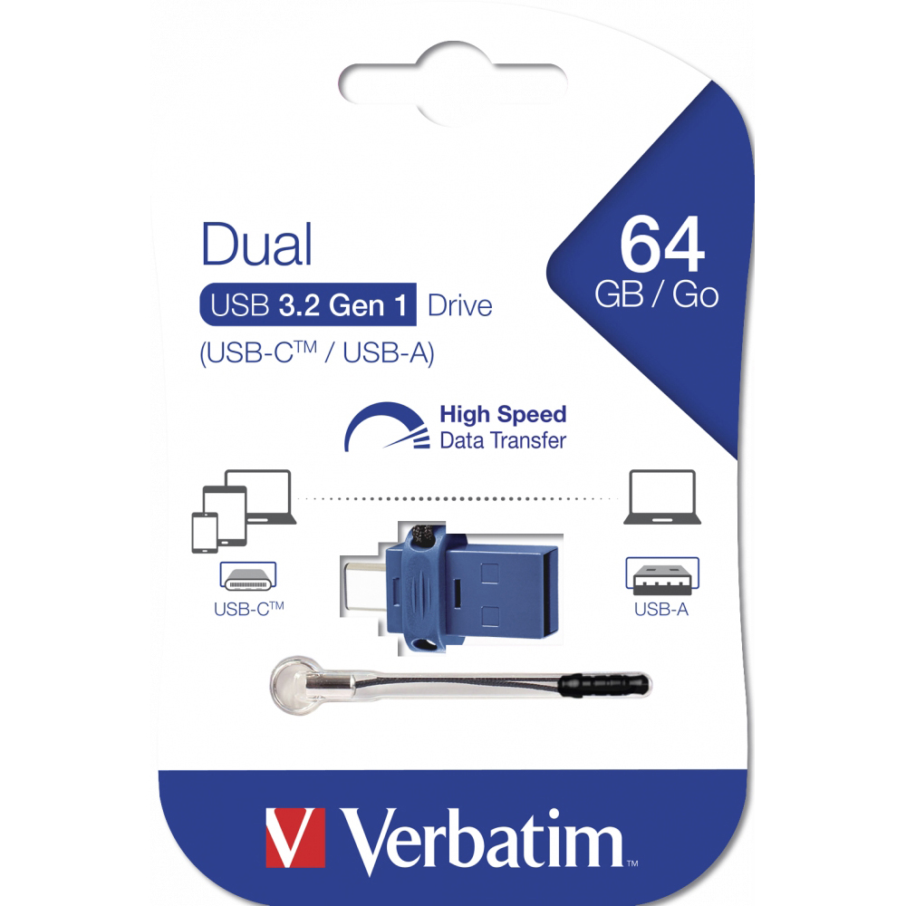 Original Verbatim Dual Drive (Usb-C/Usb-A) 64Gb (49967)