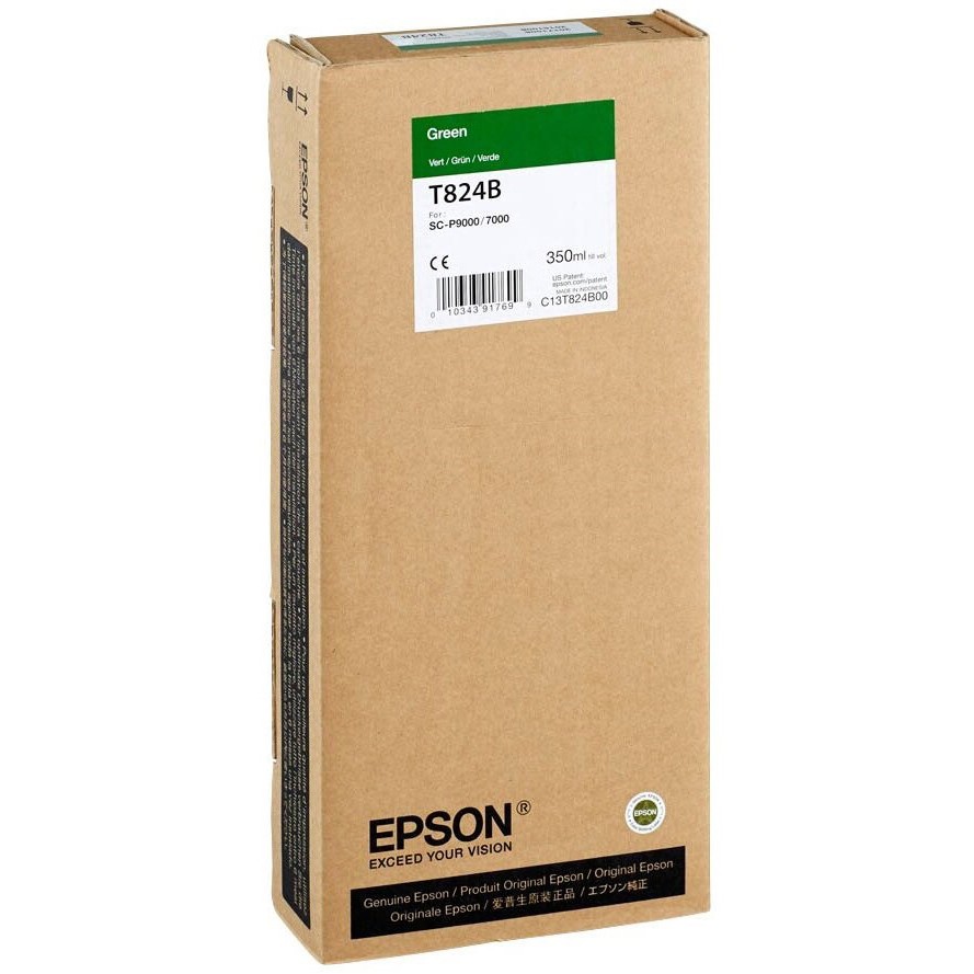 Original Epson T824B Green Ink Cartridge 350Ml (C13T824B00 / C13T54XB00)
