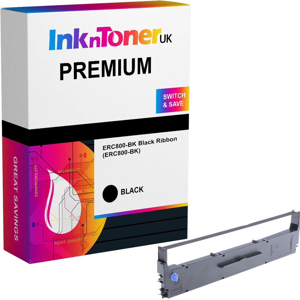 Premium Compatible Epson ERC19 / S015633 Black Fabric Ink Ribbon (C13S015633)