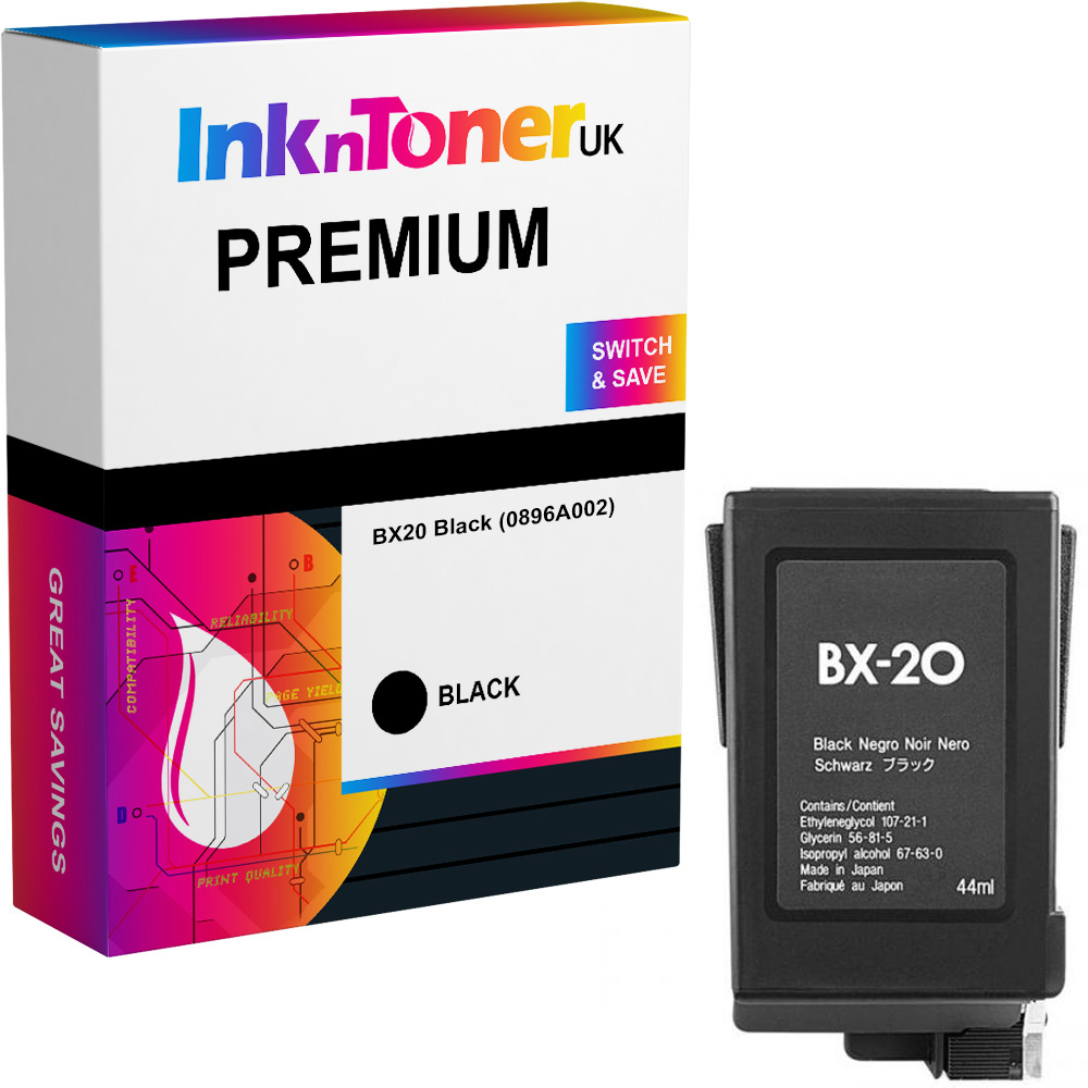 Premium Compatible Canon BX20 Black Ink Cartridge (0896A002)