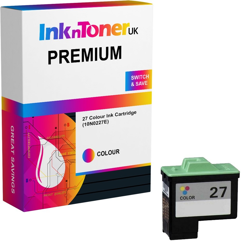 Premium Compatible Lexmark 27 Colour High Capacity Ink Cartridge (10N0227E)