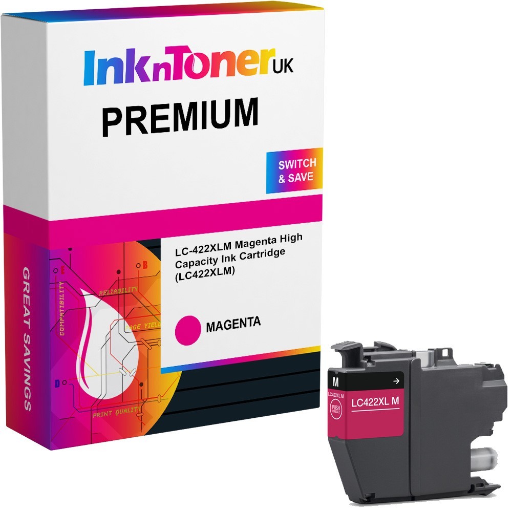 Premium Compatible Brother LC-422XLM Magenta High Capacity Ink Cartridge (LC422XLM)