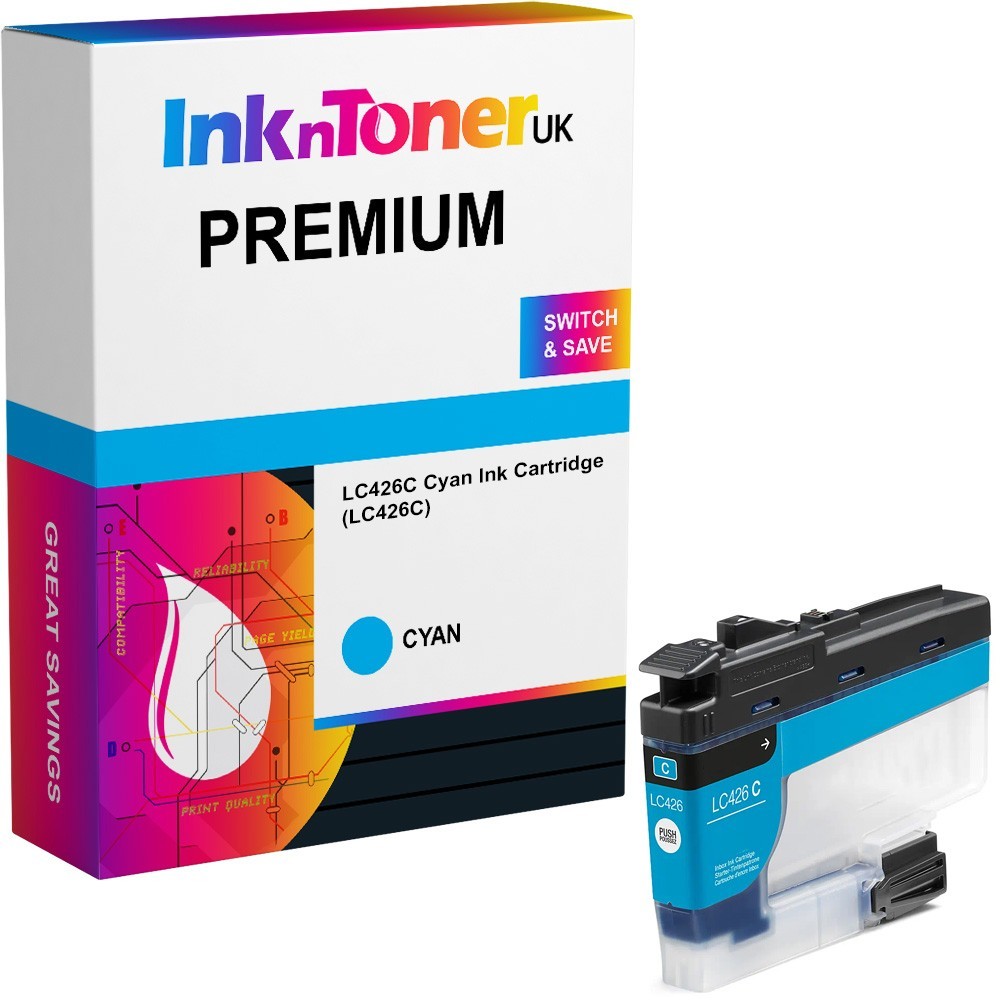 Premium Compatible Brother LC426C Cyan Ink Cartridge (LC426C)