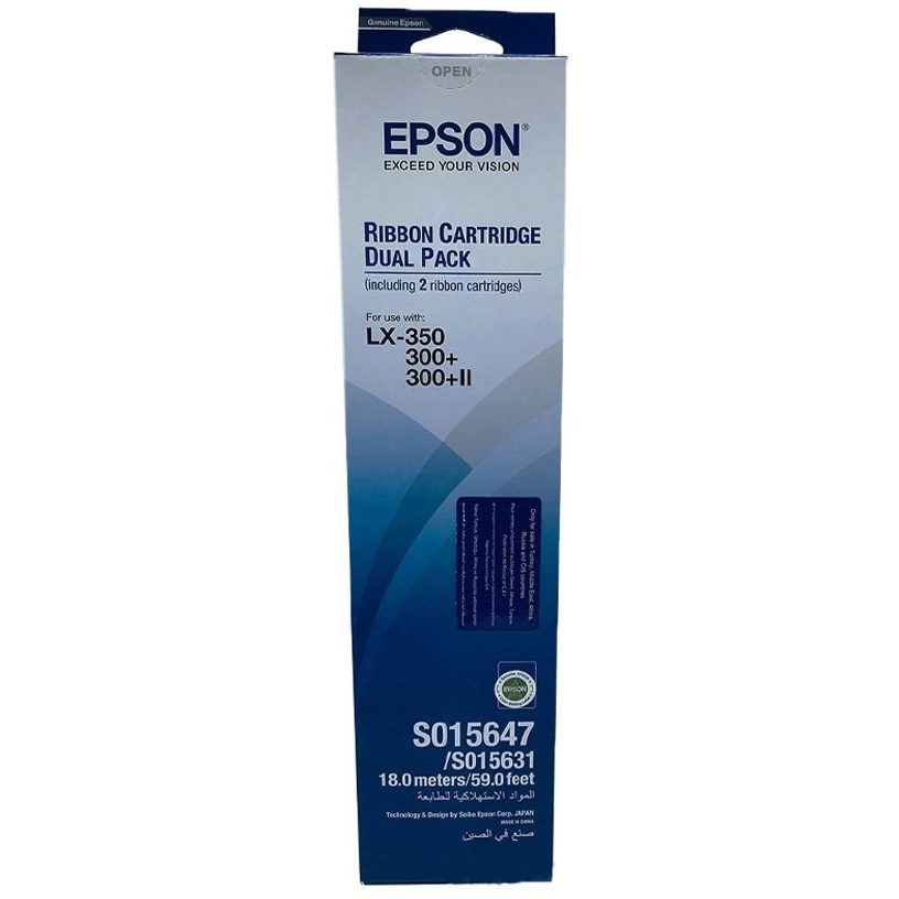 Original Epson Sidm Black Ribbon Cartridge (C13S015647)