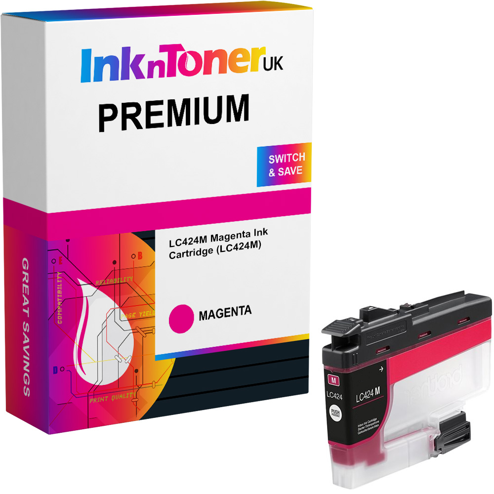 Premium Compatible Brother LC424M Magenta Ink Cartridge (LC424M)