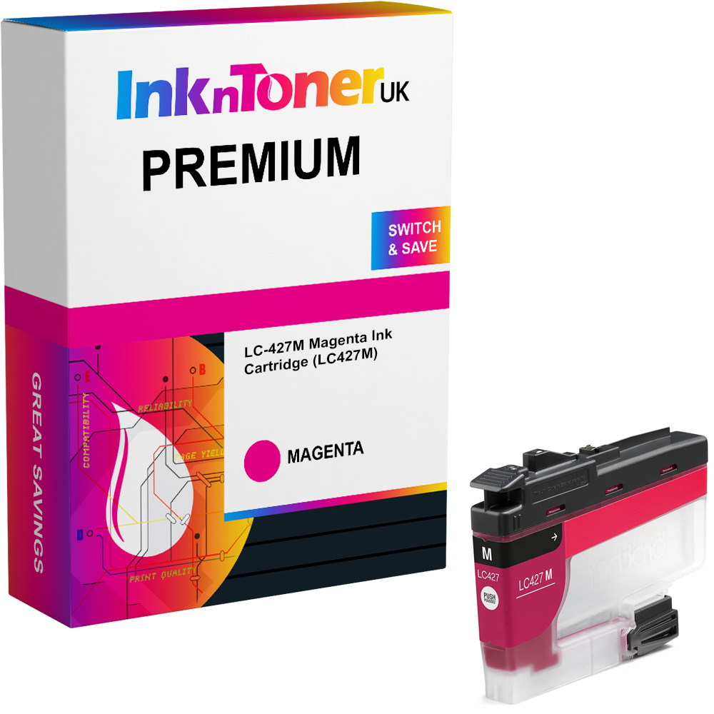 Premium Compatible Brother LC-427M Magenta Ink Cartridge (LC427M)